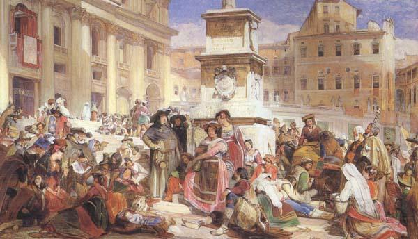 Easter Day at Rome (mk46), John Frederick Lewis